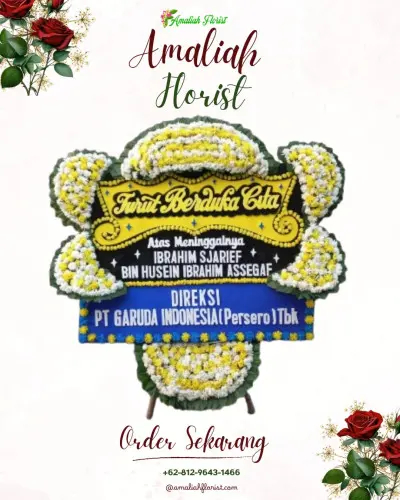 Papan Bunga Duka di Mejayan